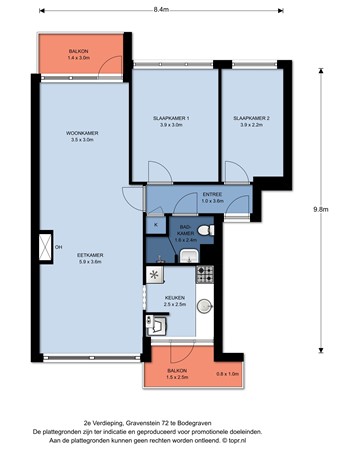 Floorplan - Gravenstein 72, 2411 GM Bodegraven